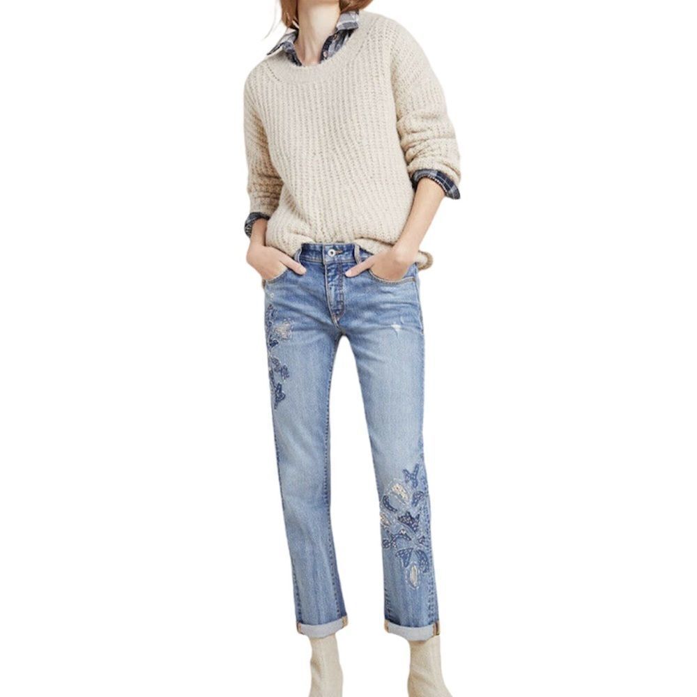 Anthropologie Pilcro & The Letter Press Crop Jeans
